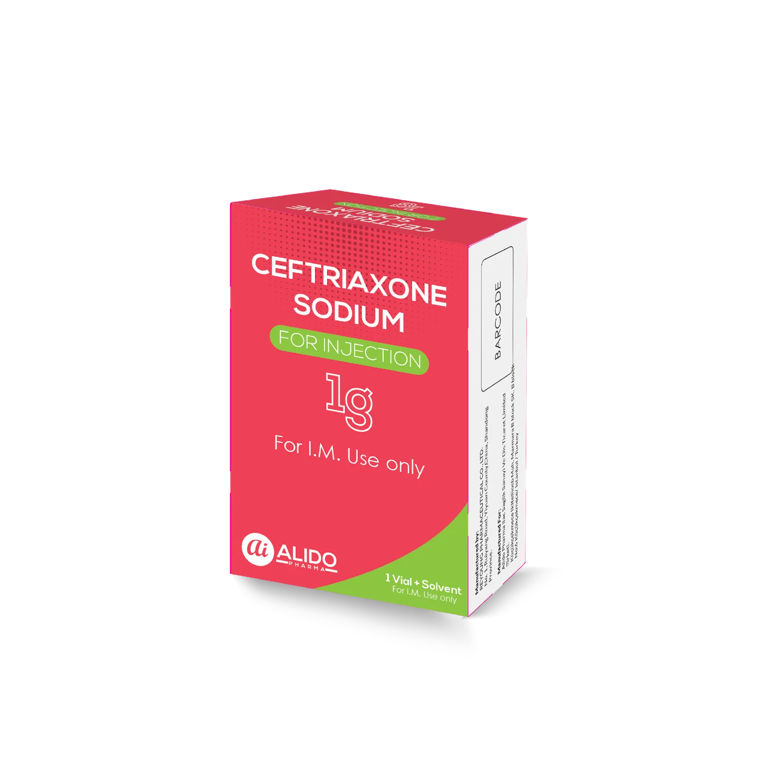 CEFTRIAXONE SODIUM 1g