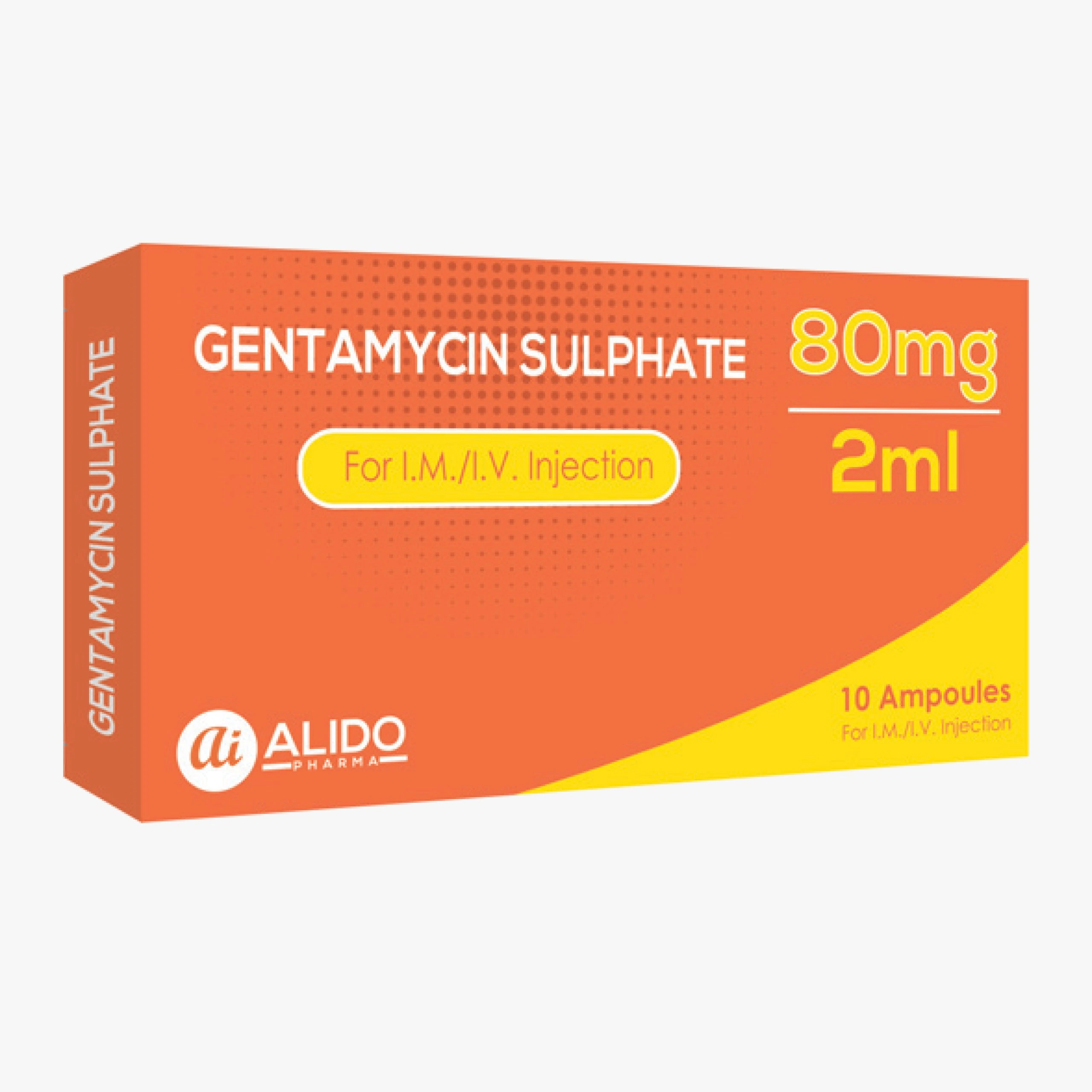 GENTAMYCIN SULPHATE 80mg / 2ml