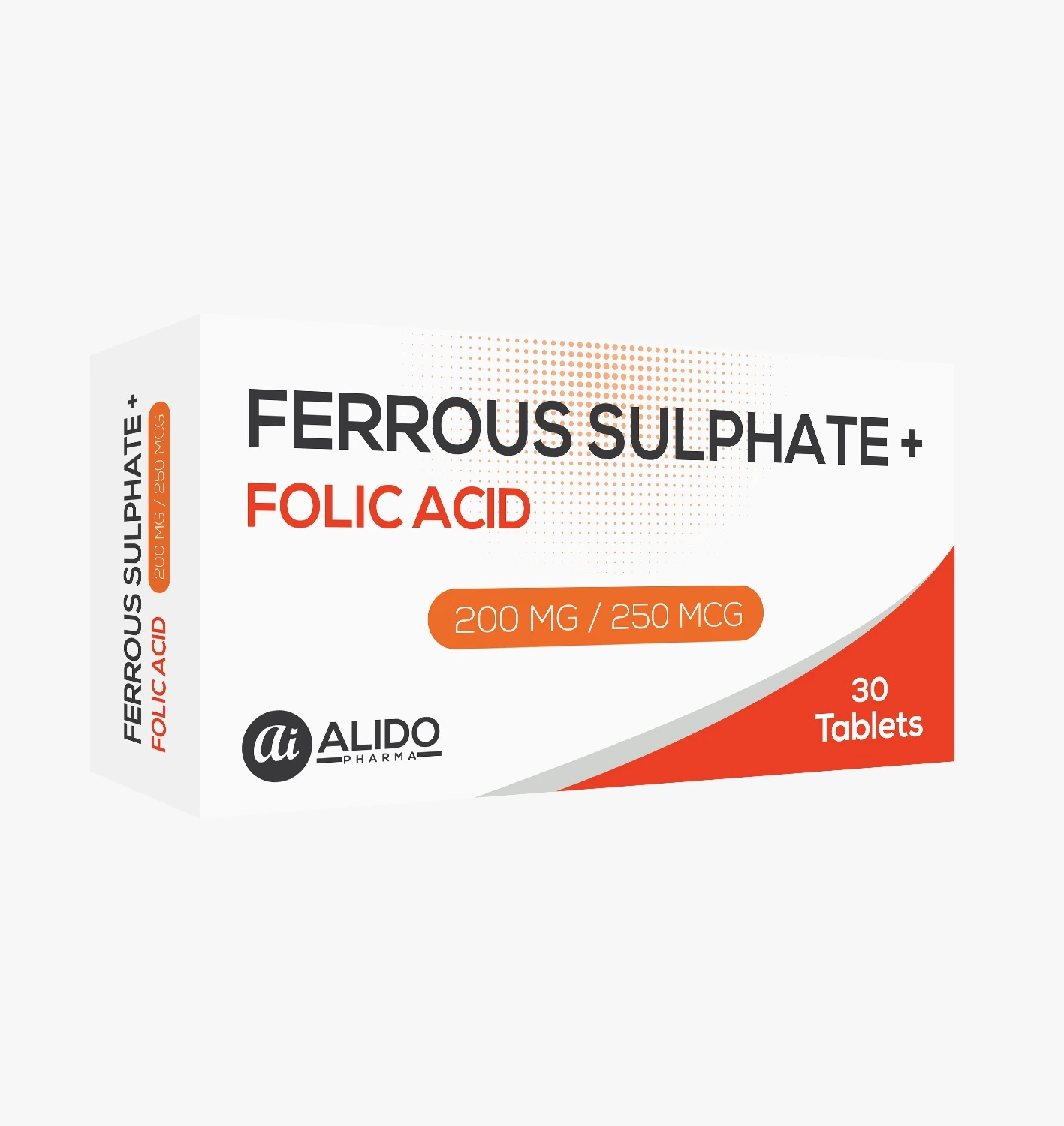 FERROUS SULPHATE + FOLIC ACID 200mg / 200mcg
